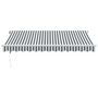 Voir la diapositive 3 : VIDAXL Auvent retractable automatique anthracite et blanc 350x250 cm