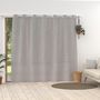 Voir la diapositive 2 : SOLEIL D'OCRE Voile lin à oeillets 280x250 cm LINEN gris, par Soleil d'Ocre