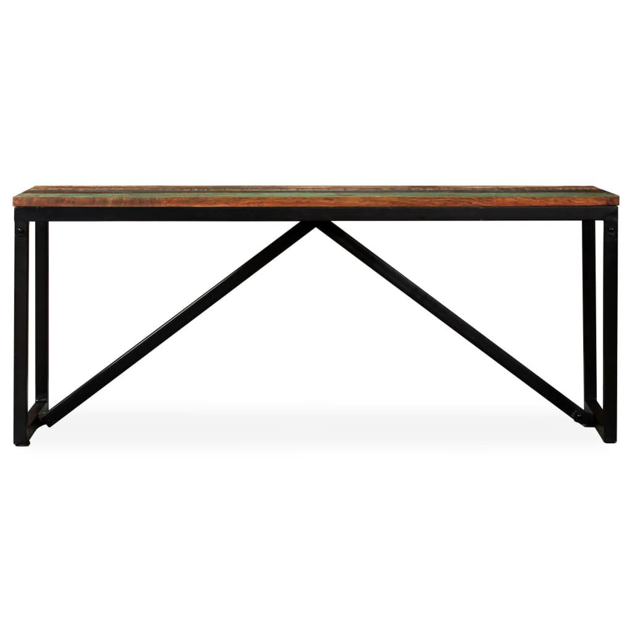 Voir la diapositive 3 : VIDAXL Banc 110 x 35 x 45 cm Bois de recuperation massif