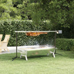 VIDAXL Ensemble de grille et de plateau automatique pour barbecue inox