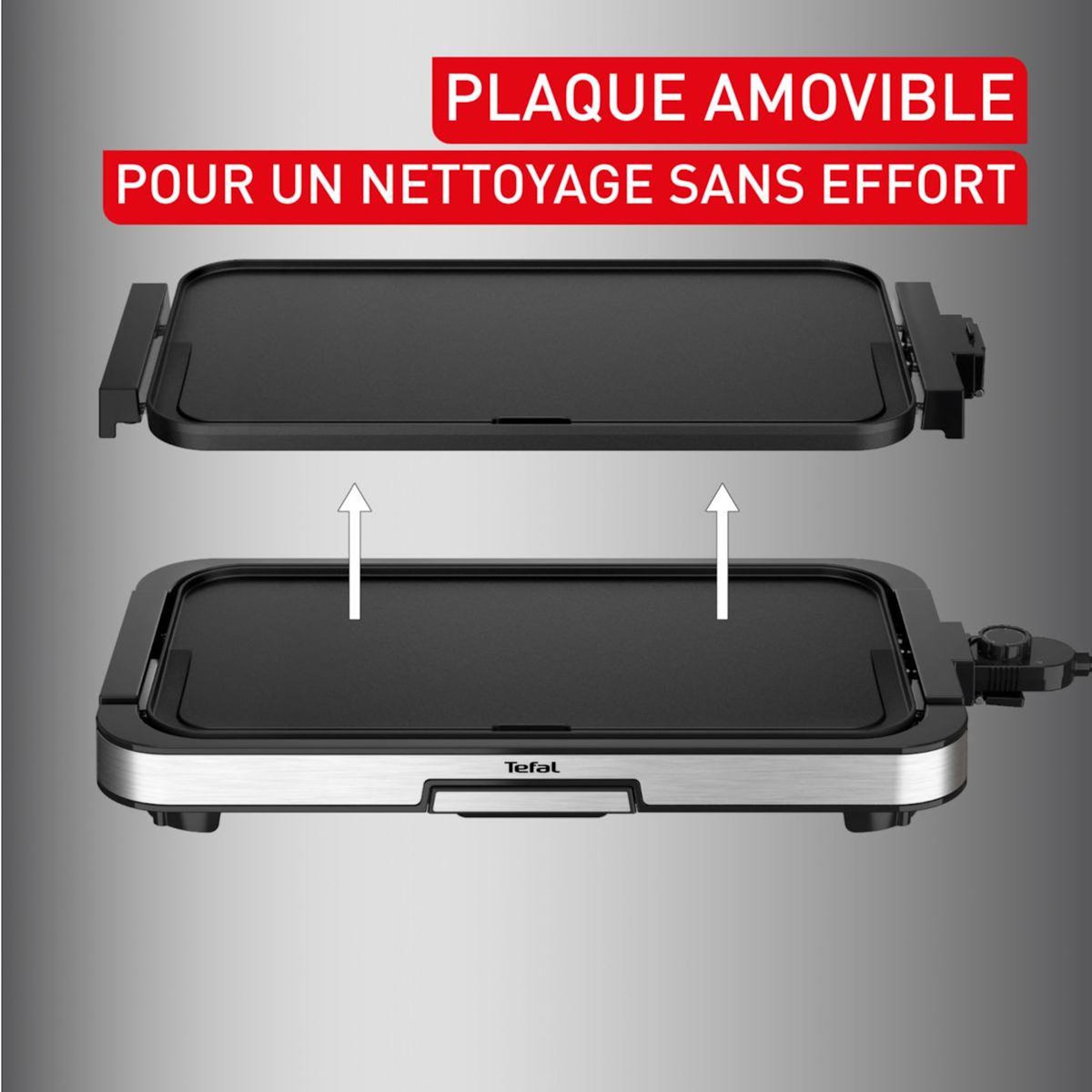TEFAL Plancha électrique Giant modulo plaque ammovible CB632DF0