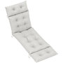 Voir la diapositive 1 : OUTSUNNY Matelas bain de soleil style Chesterfield - matelas de transat - coussin de chaise longue - tissu gris clair