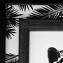  Cadre Photo en Relief  Palmier  10x15cm Noir