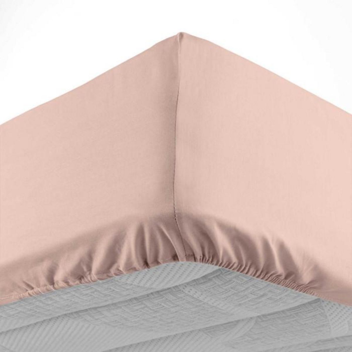 Paris Prix Drap Housse  Lina  140x190cm Rose