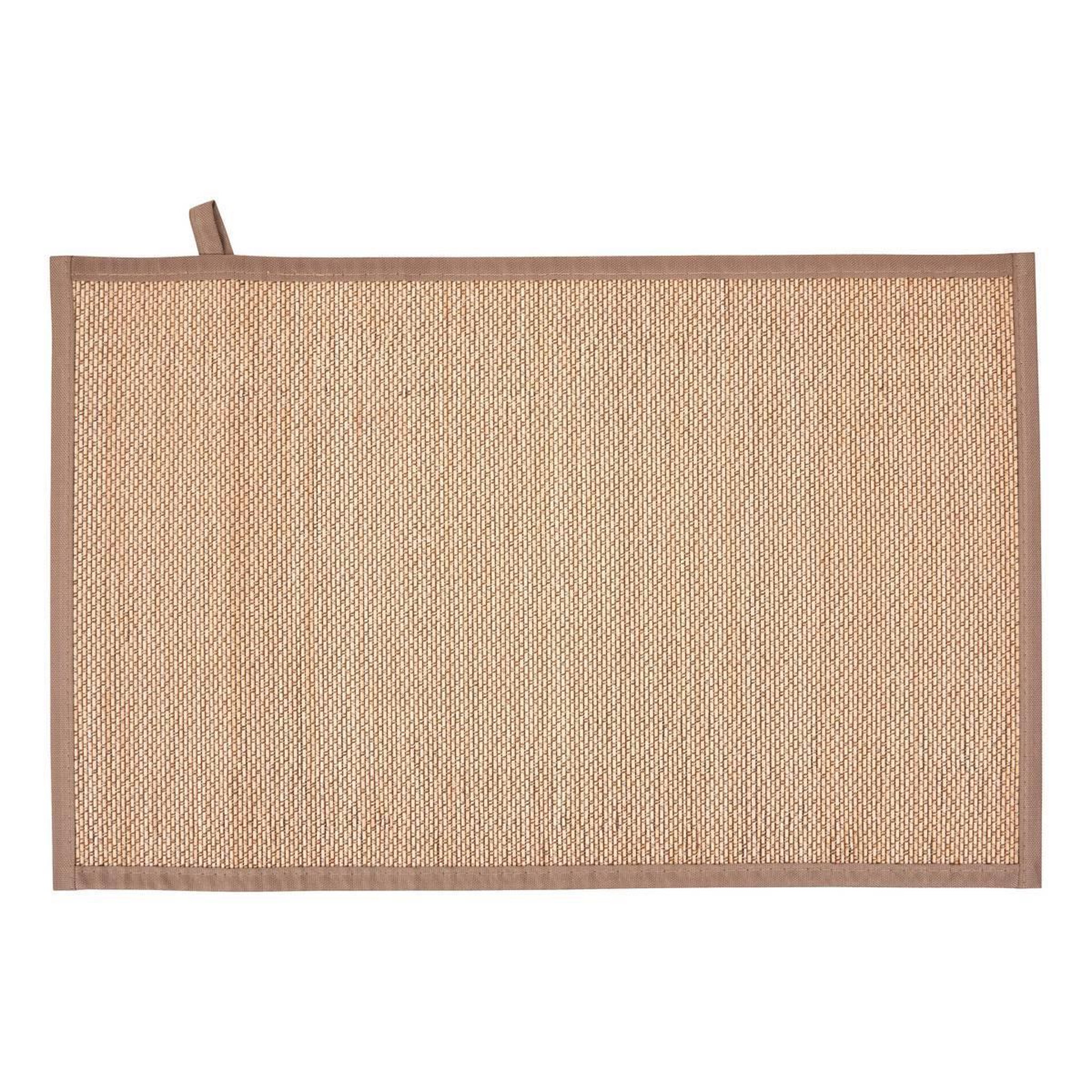 FIVE Tapis de salle de bain en bambou  stemy  50x80cm beige
