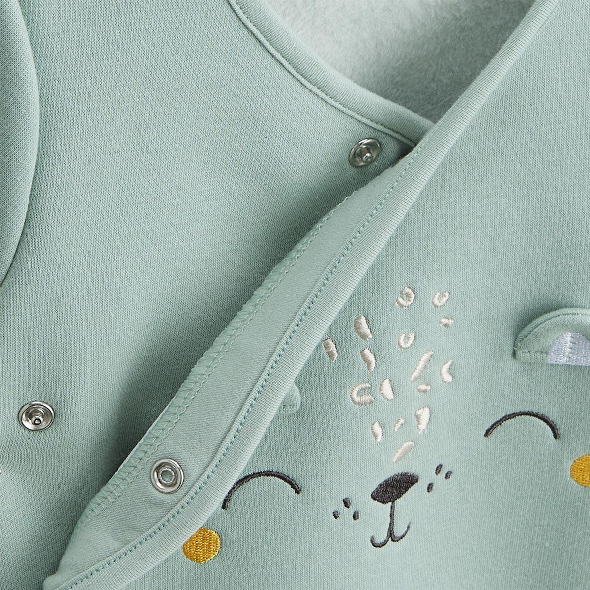 Petit Béguin Ensemble bébé gilet et pantalon en molleton ultra chaud Kenya