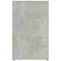 Voir la diapositive 4 : VIDAXL Armoire de dressing Gris beton 80x40x65 cm Bois d'ingenierie