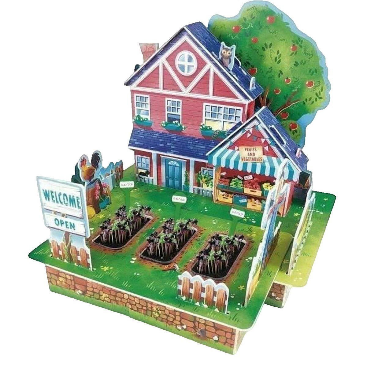 EDUCA Jeu éducatif Educa-Borras 3D Dream Gardens 2in1 - Potager