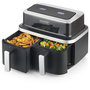 Voir la diapositive 1 : Kitchen chef Friteuse sans huile double 2600w noir - KCPFR84-AIRDUO