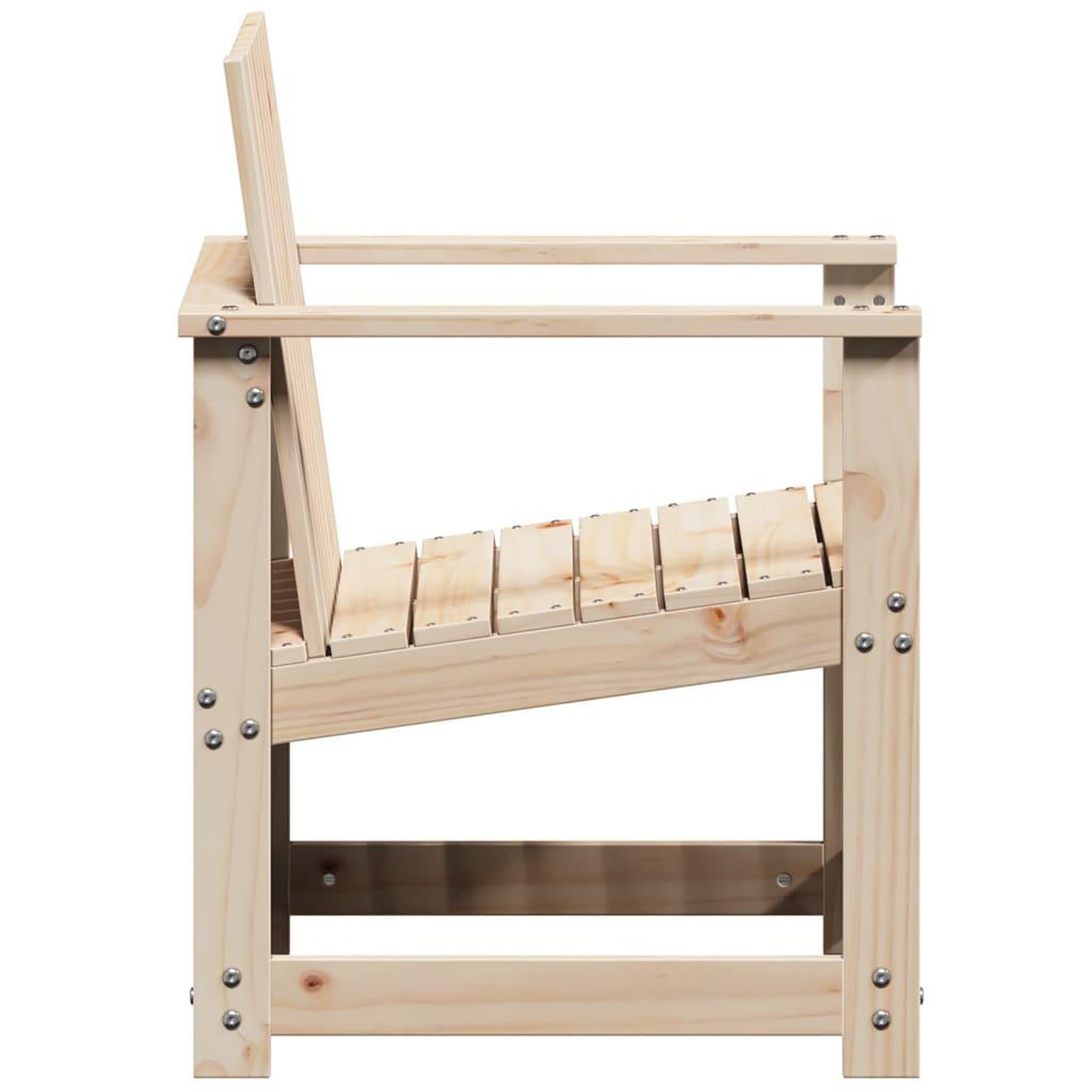 Voir la diapositive 5 : VIDAXL Chaise de jardin 62x56x77 cm bois de pin massif