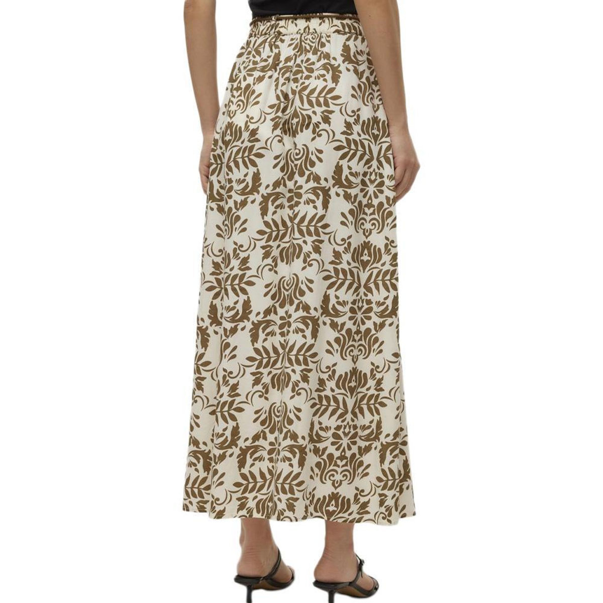 Vero Moda Jupe Ecru/Kaki Femme Vero Moda Imma