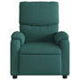 Voir la diapositive 5 : VIDAXL Fauteuil de massage inclinable Vert fonce Tissu