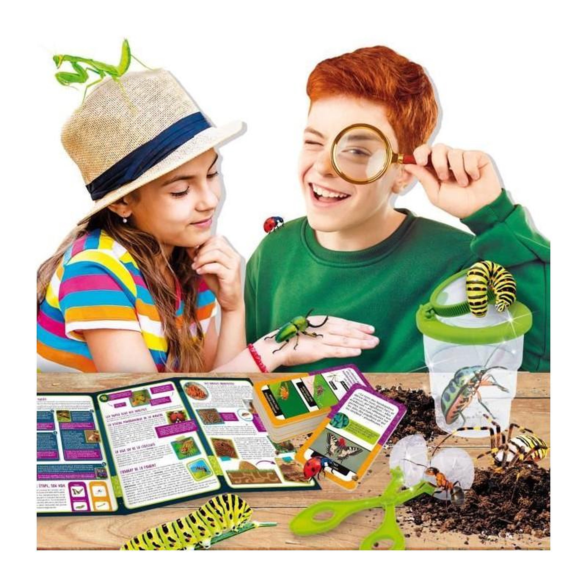 Voir la diapositive 2 : LISCIANI GIOCHI Découverte des insectes - Kit Scientifique - I'M A GENIUS POCKET