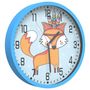 Voir la diapositive 3 : VIDAXL Horloge murale bleu Ø25,5 cm polystyrene et verre