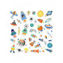 Voir la diapositive 1 : Djeco Pochette de 160 Stickers Interstellaire