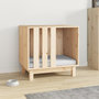Voir la diapositive 3 : VIDAXL Niche pour chien 60x45x57 cm Bois de pin massif