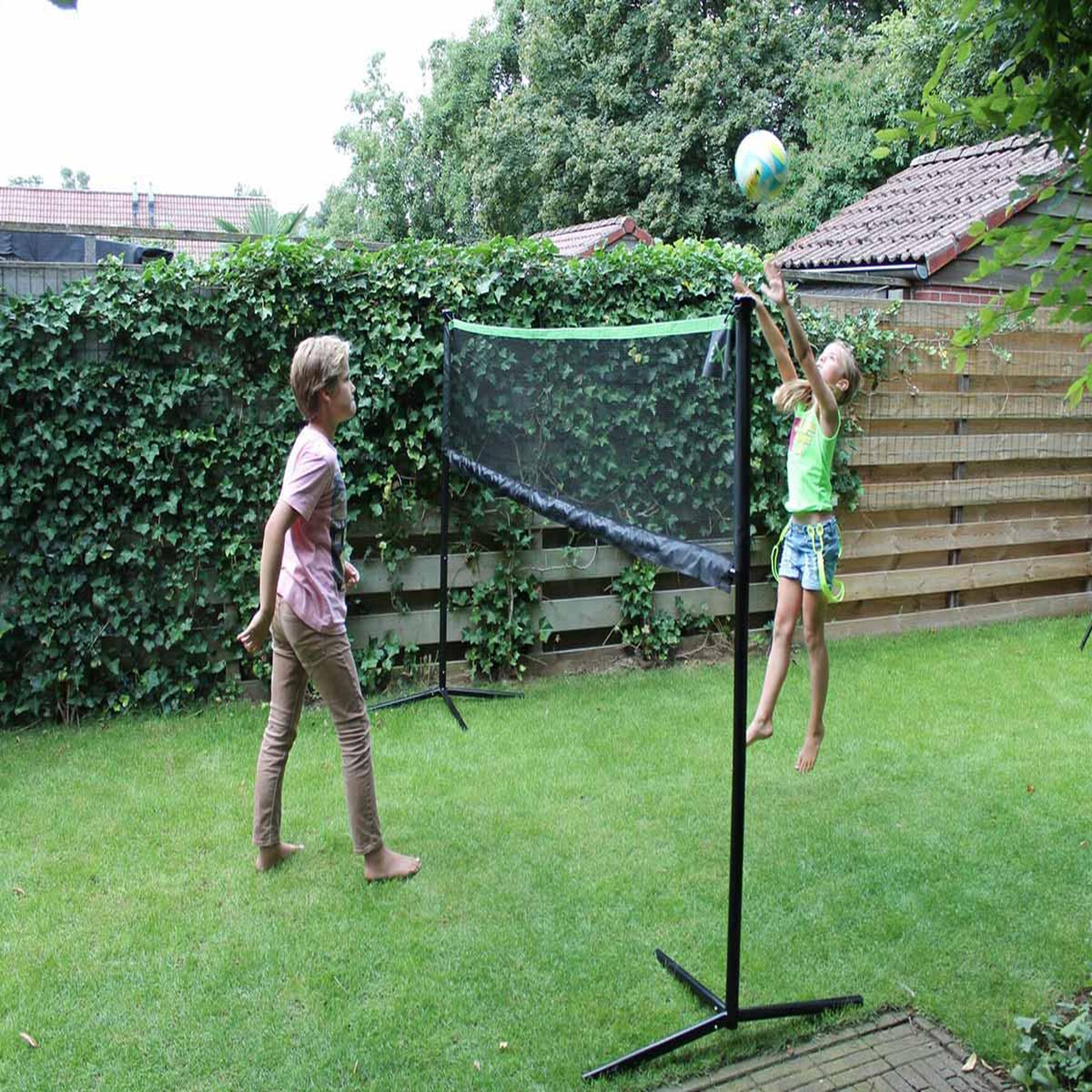 Voir la diapositive 3 : EXIT TOYS Filet de sport réglable 1,55 x 3,00 m - exit toys