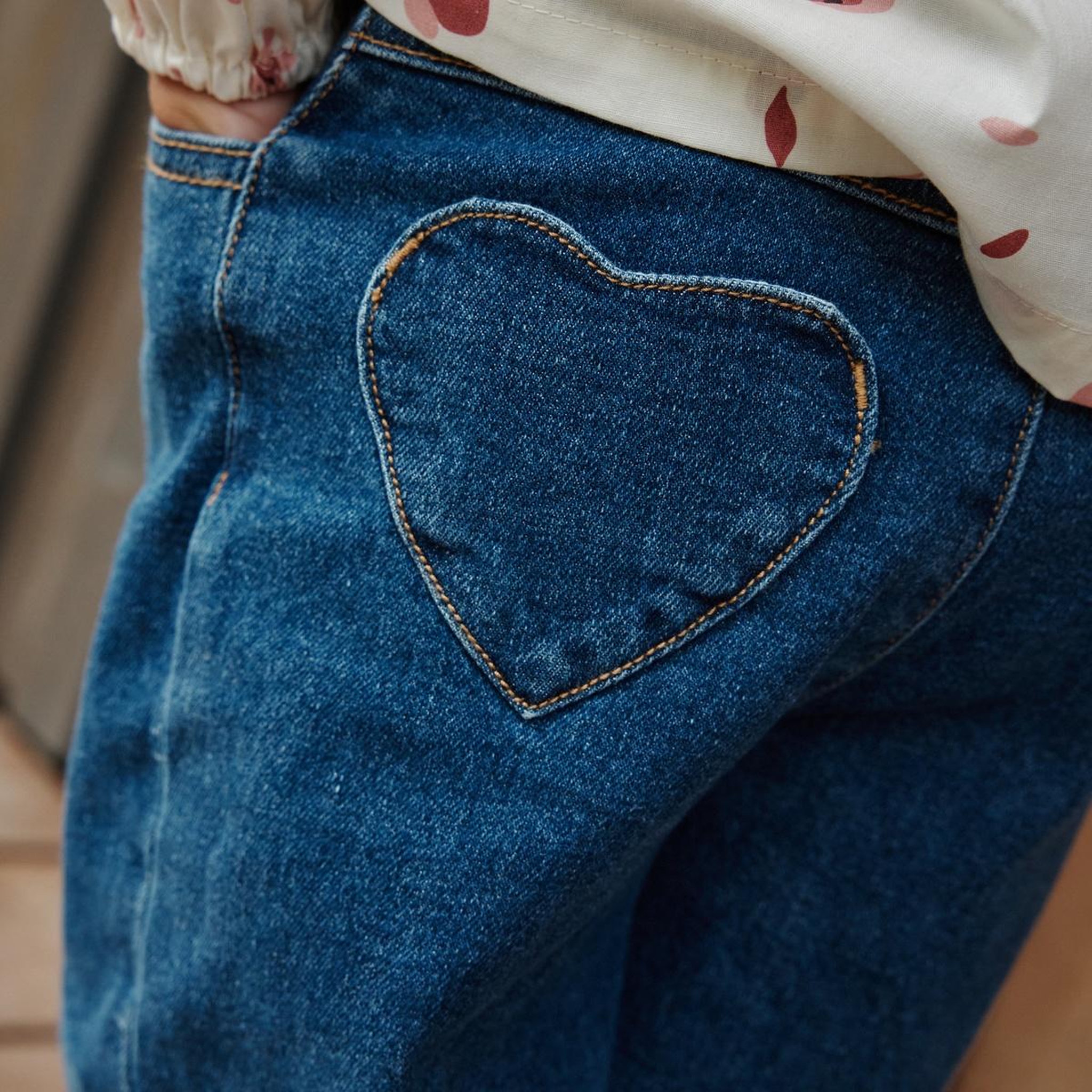 Voir la diapositive 4 : PETIT BEGUIN Jean enfant wide leg
