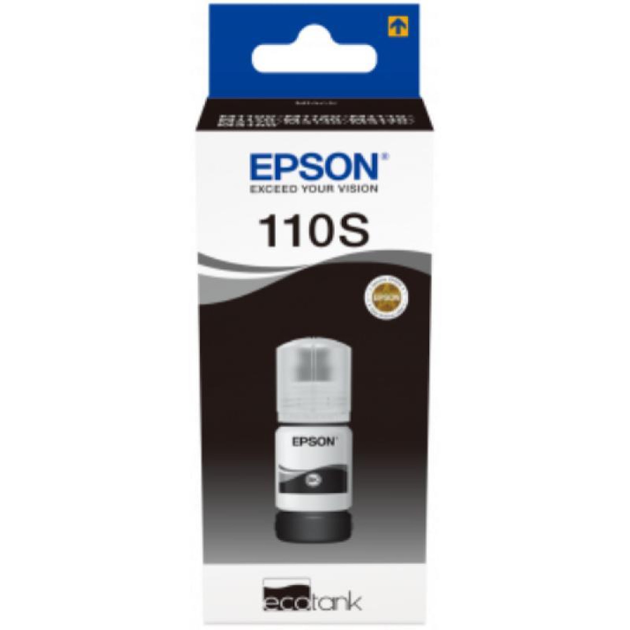 Voir la diapositive 2 : Epson Epson Ink 110S EcoTank Black Schwarz (C13T01L14A)