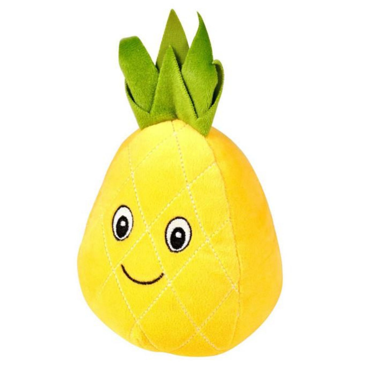 Paris Prix Peluche pour Chien  Ananas  20cm Jaune