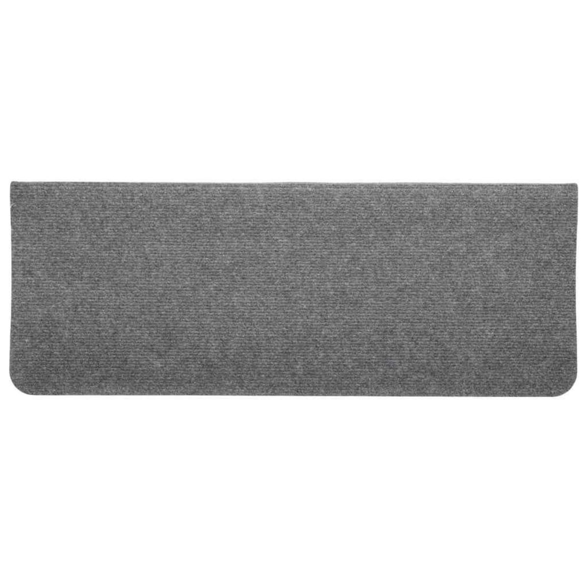 VIDAXL Tapis d'escalier auto-adhesifs 30 pcs gris 65x24,5x3,5 cm