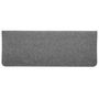 Voir la diapositive 4 : VIDAXL Tapis d'escalier auto-adhesifs 30 pcs gris 65x24,5x3,5 cm