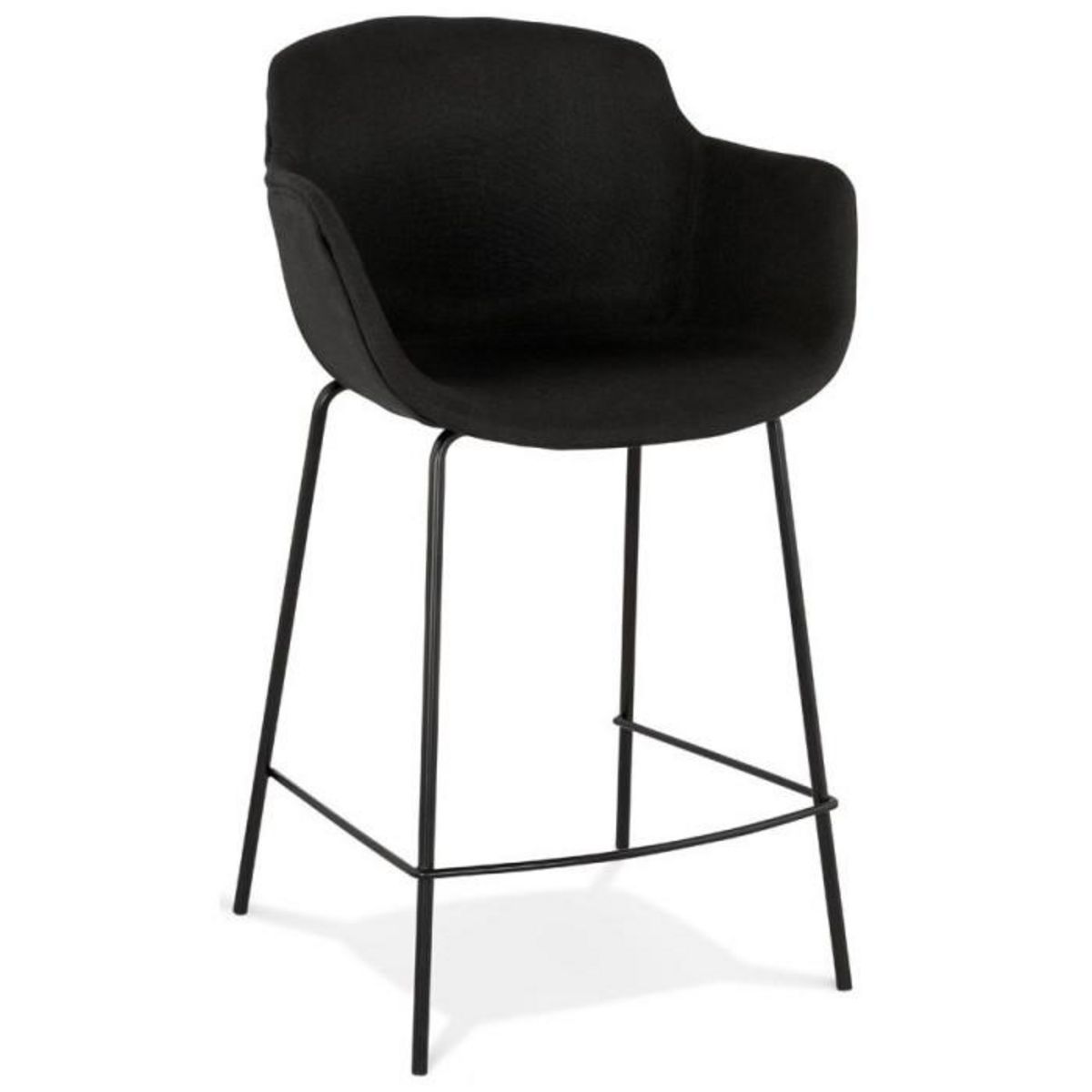 Paris Prix Tabouret de Bar Design  Largesa  97cm Noir