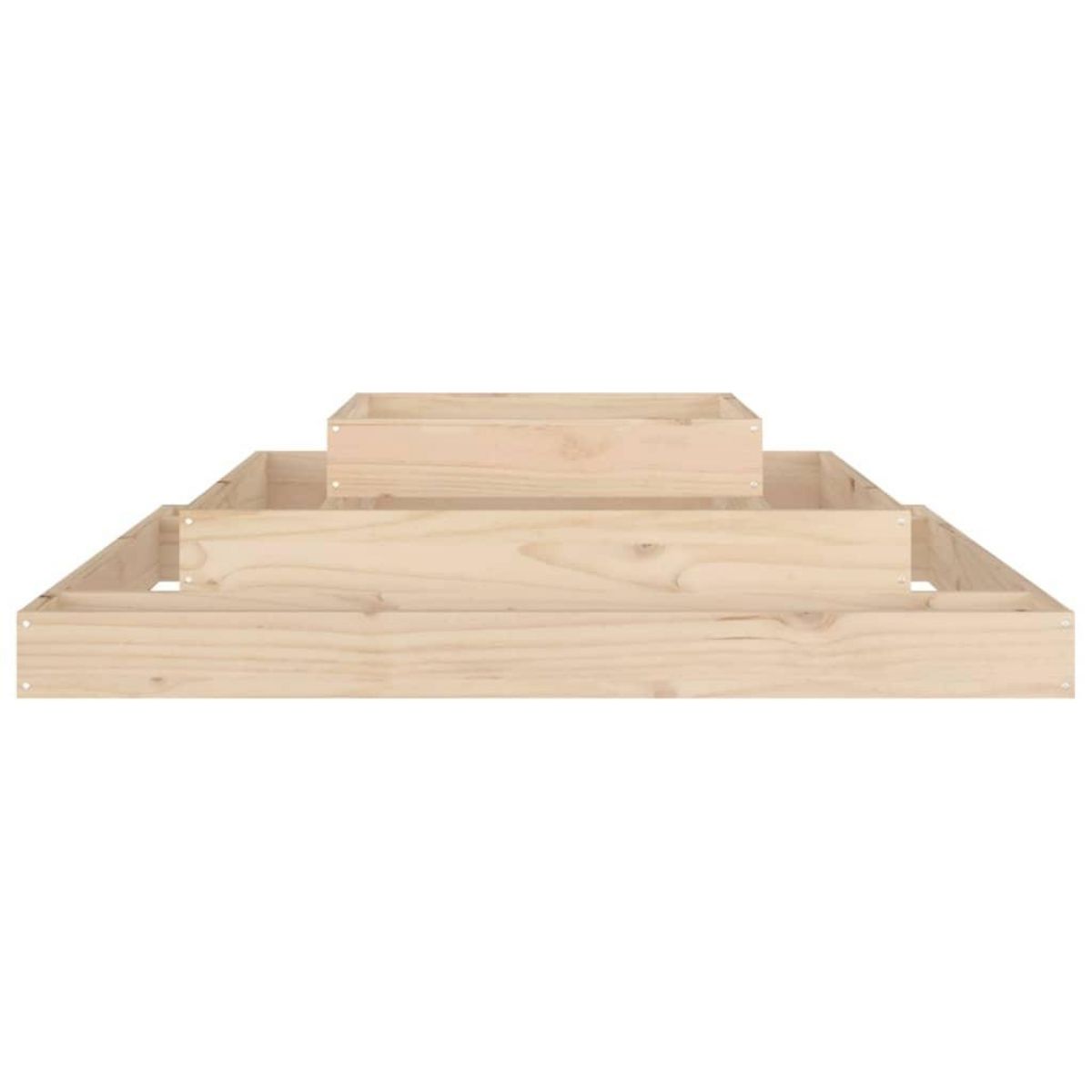VIDAXL Jardiniere 110x110x27 cm Bois massif de pin