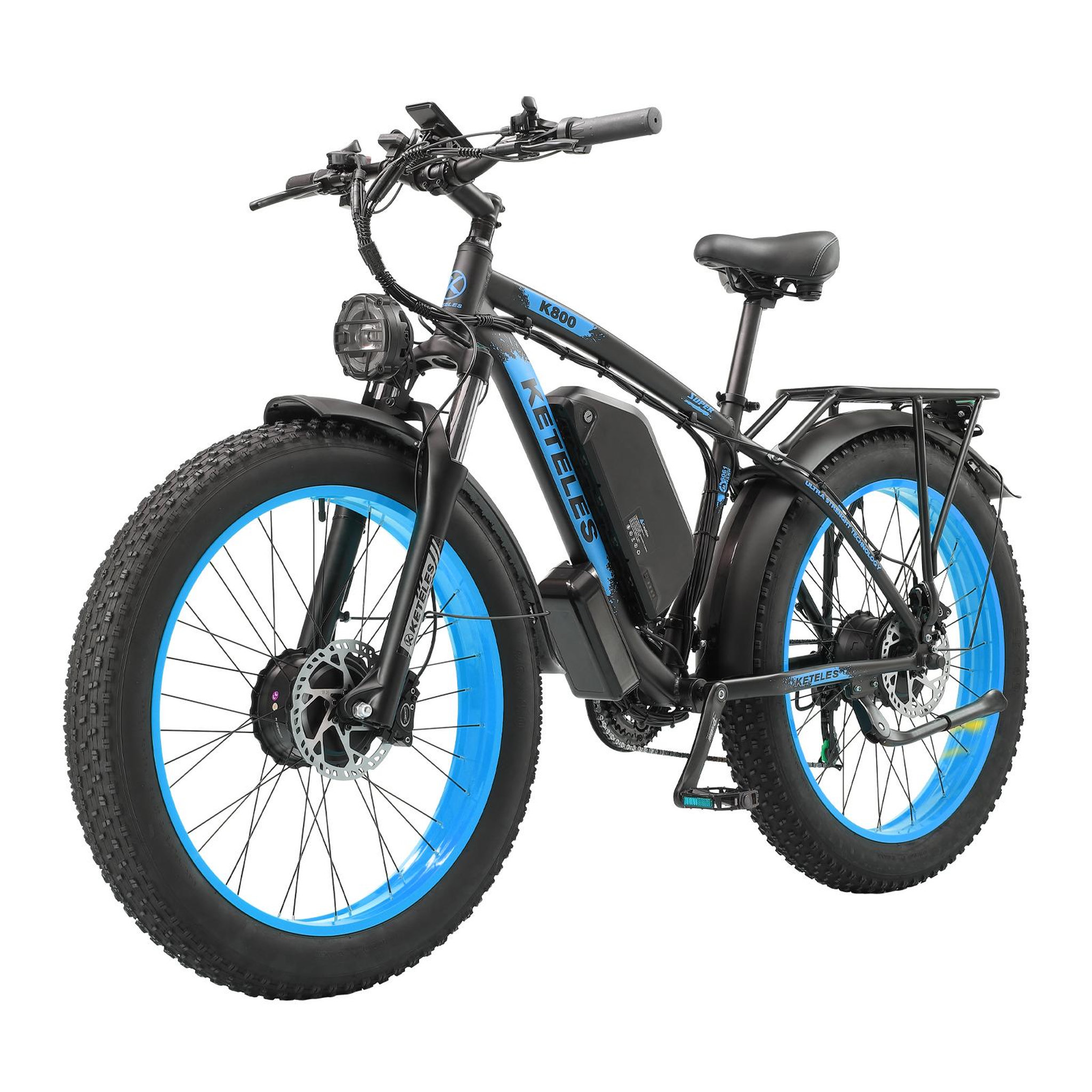 Voir la diapositive 2 : KETELES Vtt électrique keteles k800 à double moteur