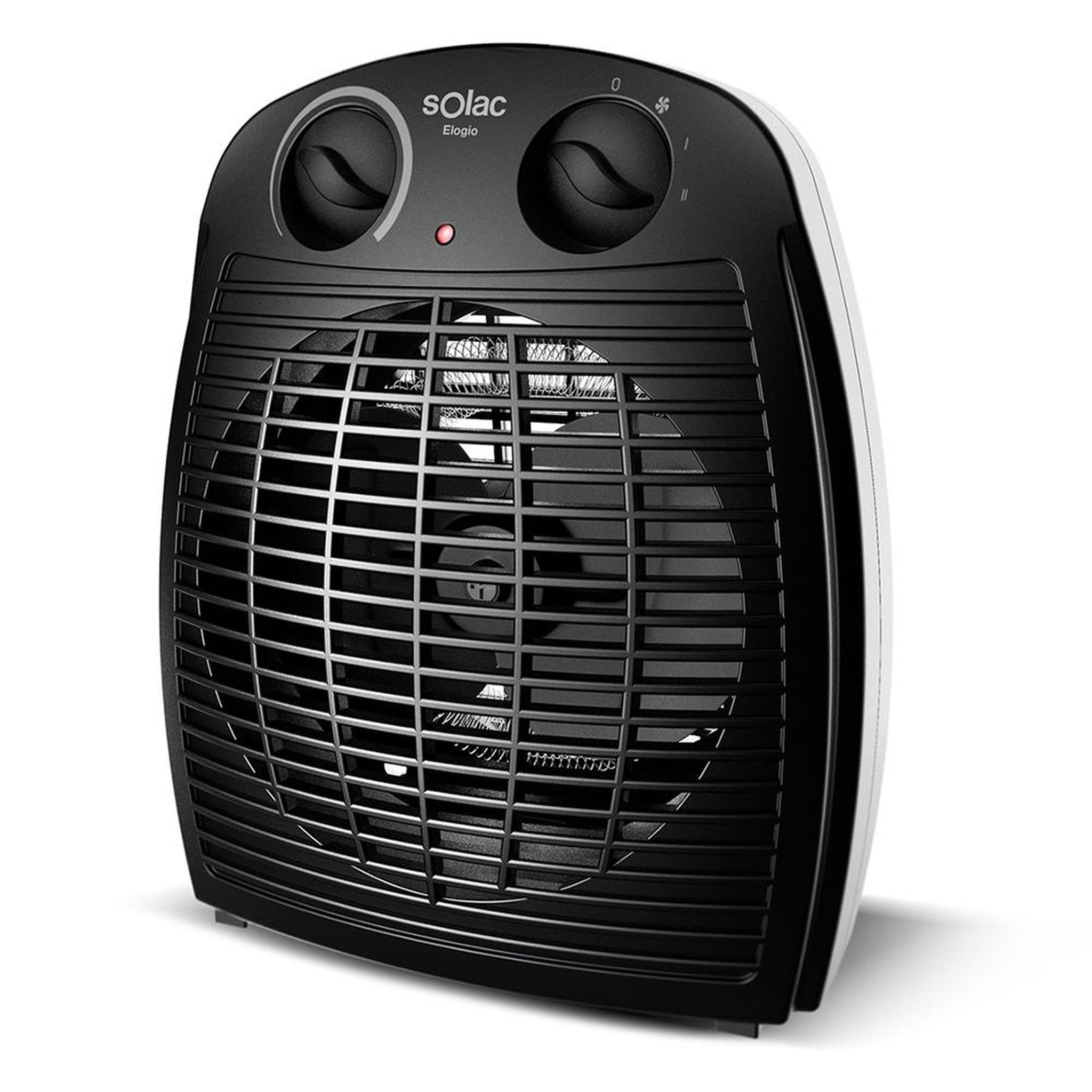Voir la diapositive 2 : SOLAC Chauffage soufflant 2000w noir - elogio