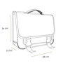 Voir la diapositive 5 : Bagtrotter BAGTROTTER Cartable 38 cm Cybel X Phileas Bleu