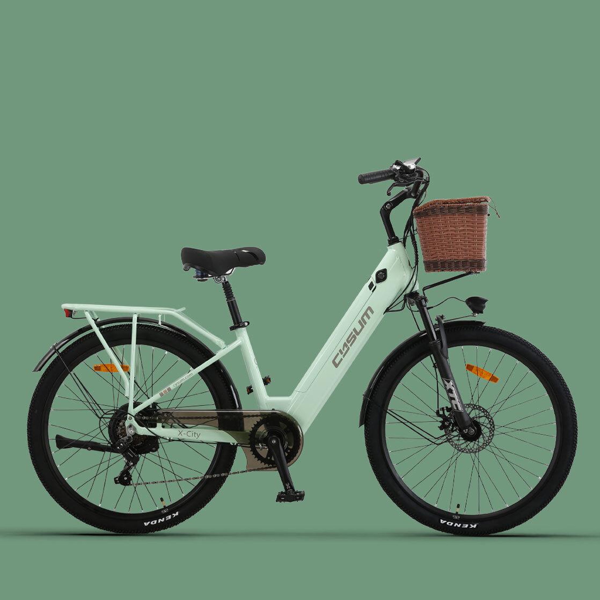 Voir la diapositive 3 : CYSUM Vélo électrique cysum x-city
