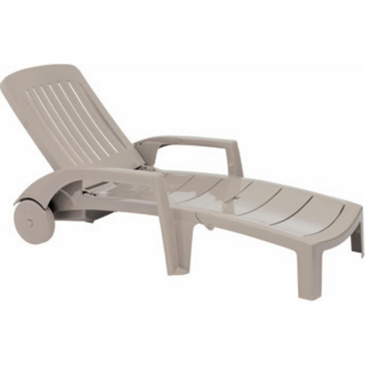 GROSFILLEX Bain de soleil pliant multipositions résine lin MIAMI 