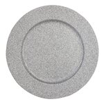 FEERIC LIGHT & CHRISTMAS Assiette de présensation Vaasa - Vaisselle de Noël. Coloris disponibles : Jaune, Gris, Blanc, Noir