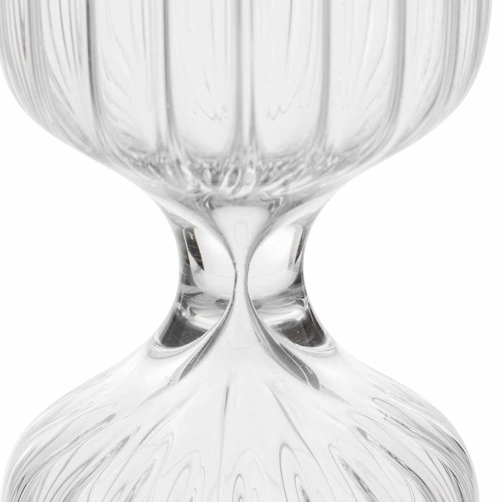 Voir la diapositive 3 : ATMOSPHERA Sablier déco en bois  café  30cm transparent