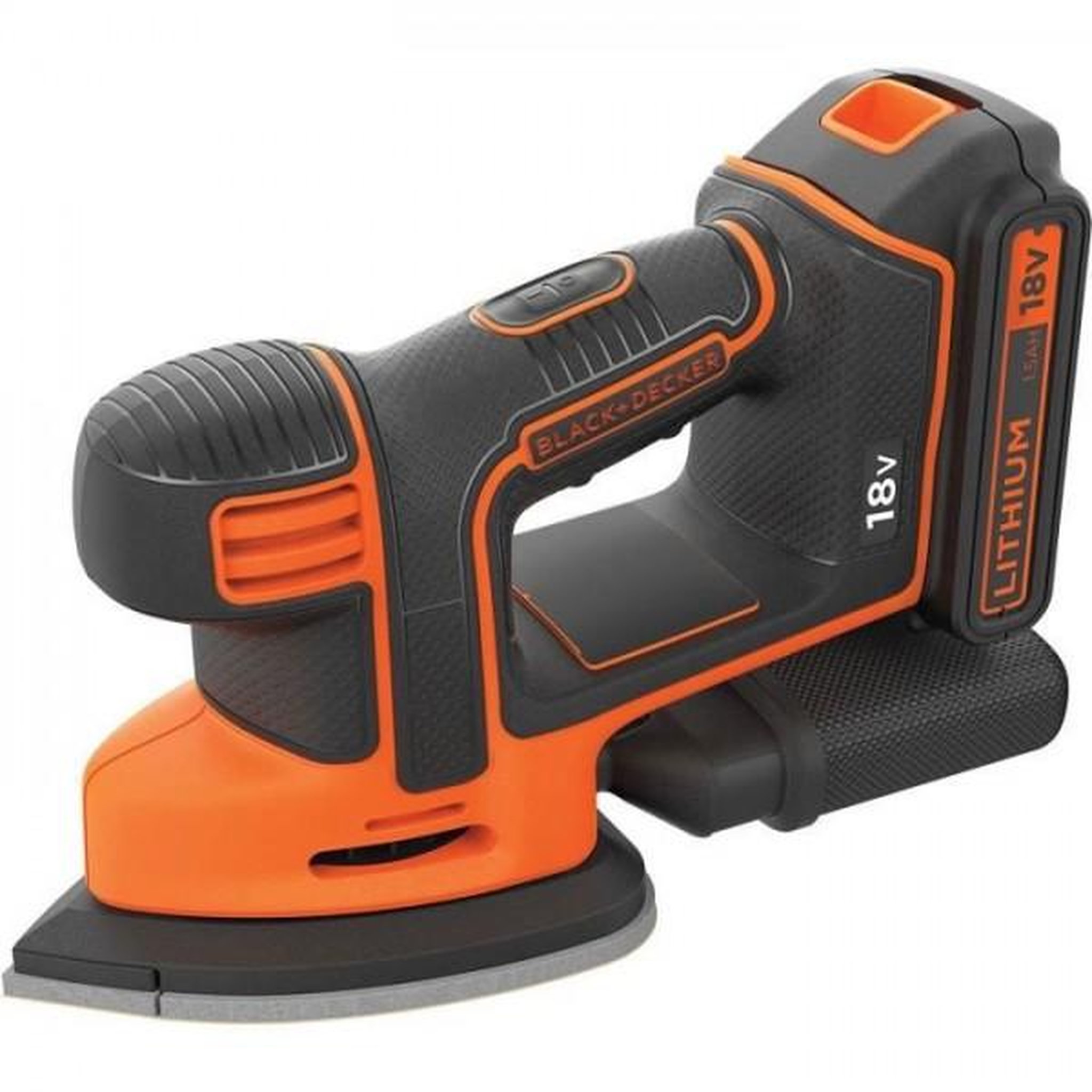 Black et Decker Ponceuse de détail sans-fil 18V BLACK+DECKER (Livrée sans batterie) - BDCDS18N-XJ