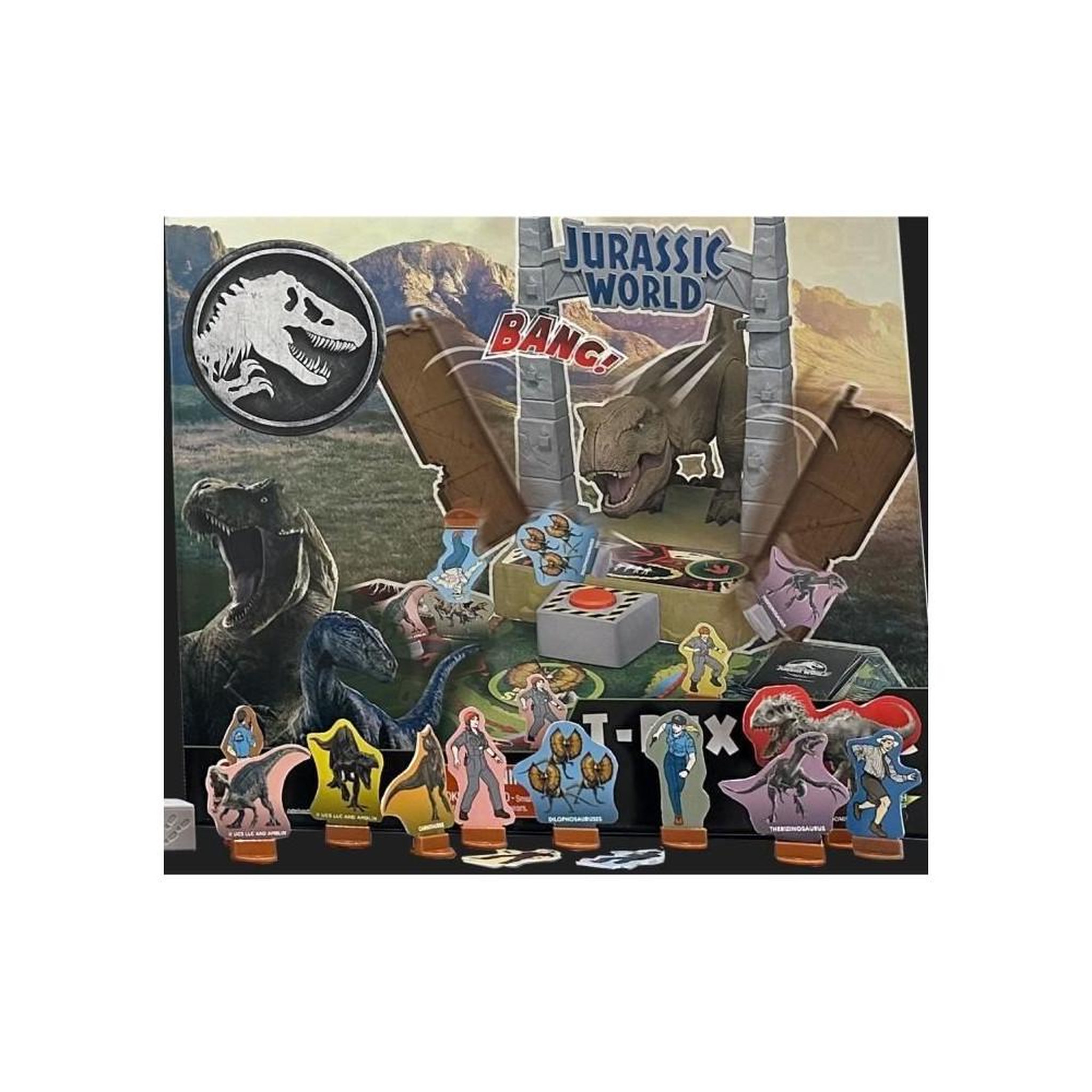 Voir la diapositive 4 : EPOCH Jeu de société avec figurine T-Rex - EPOCH - Jurassic World T-Rex Escape