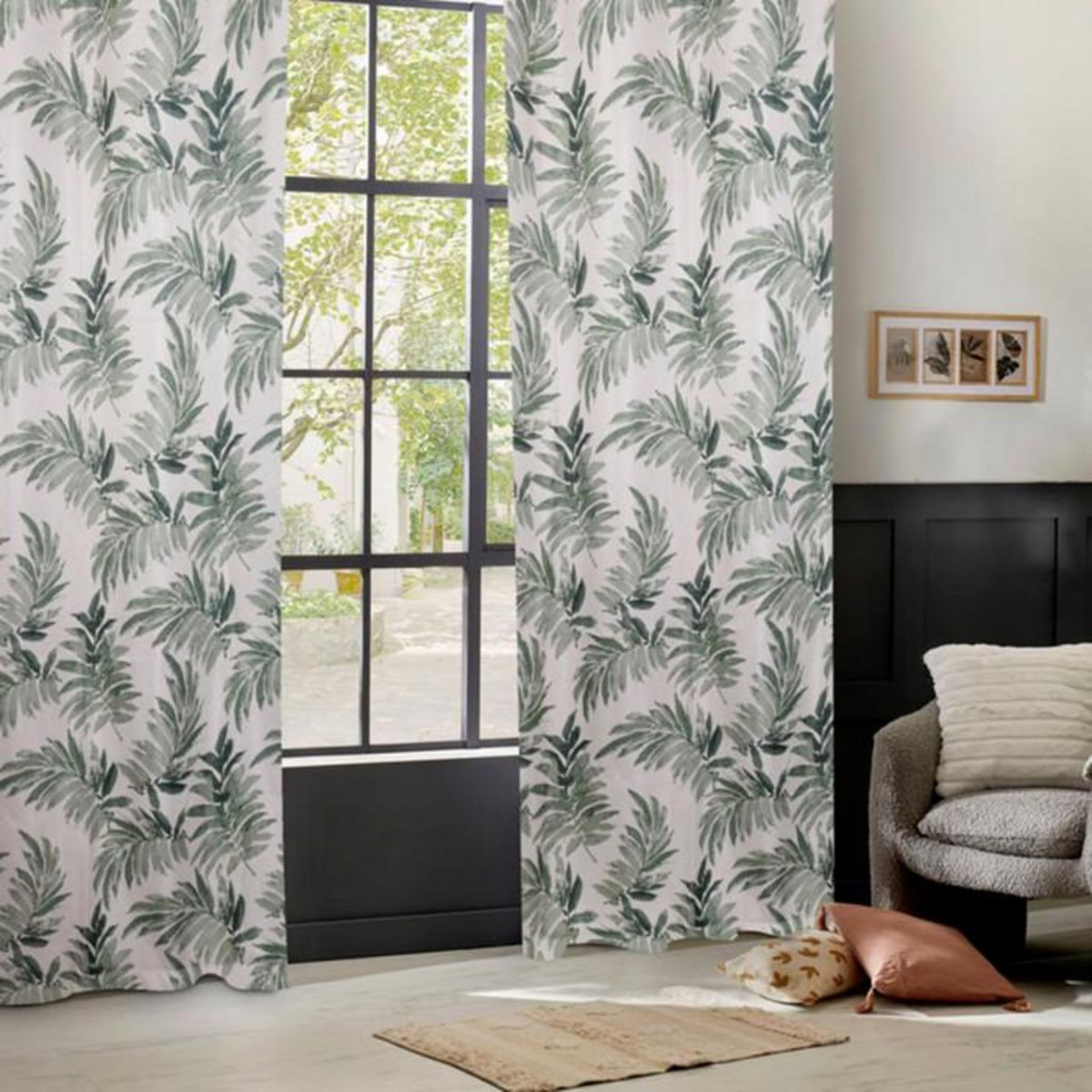 ATMOSPHERA Rideau Occultant à Œillets  Elena  135x260cm Vert