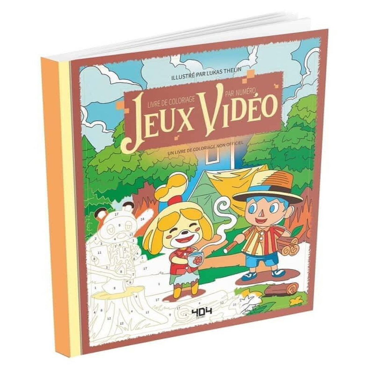 COLORIAGES PAR NUMERO. JEUX VIDEO, Thelin Lukas