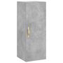 Voir la diapositive 5 : VIDAXL Buffet haut Gris beton 34,5x34x180 cm Bois d'ingenierie