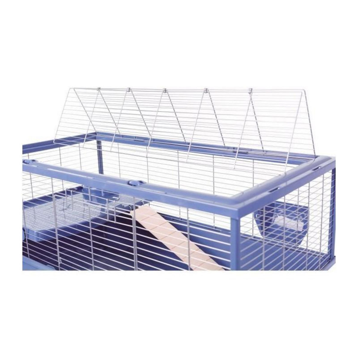 Zolux Cage rongeur surélevée - Zolux - Néolife - Pour cochon d'inde - 99 x 54 x 79 cm - Bleu