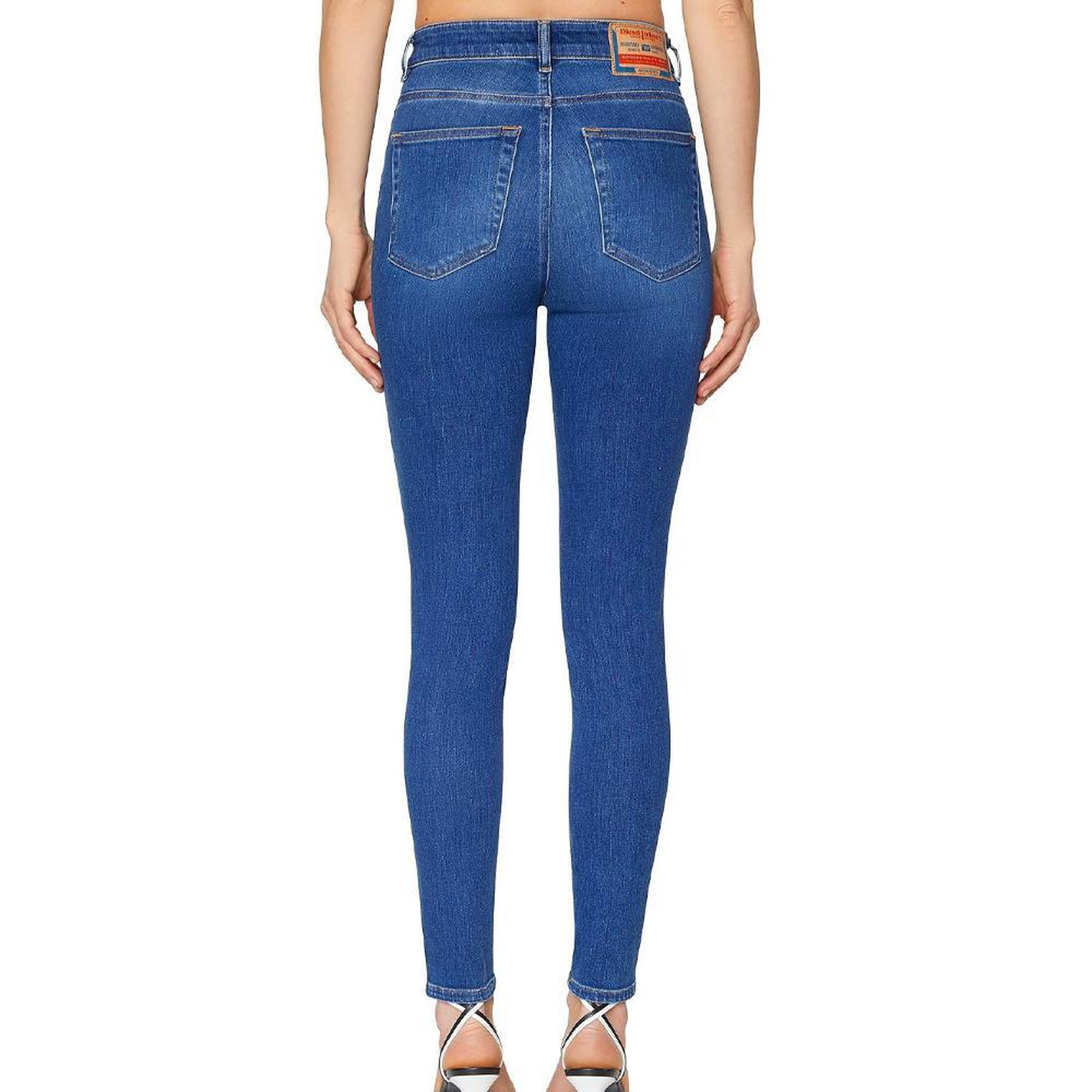 Voir la diapositive 2 : DIESEL Jean Slim Bleu Femme Diesel Slandy21