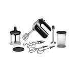 BOSCH Batteur Bosch MFQ4885DE 575 W noir et chrome