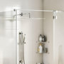 Voir la diapositive 1 : VIDAXL Pomme de douche pluie acier inoxydable 304 50x50 cm carree