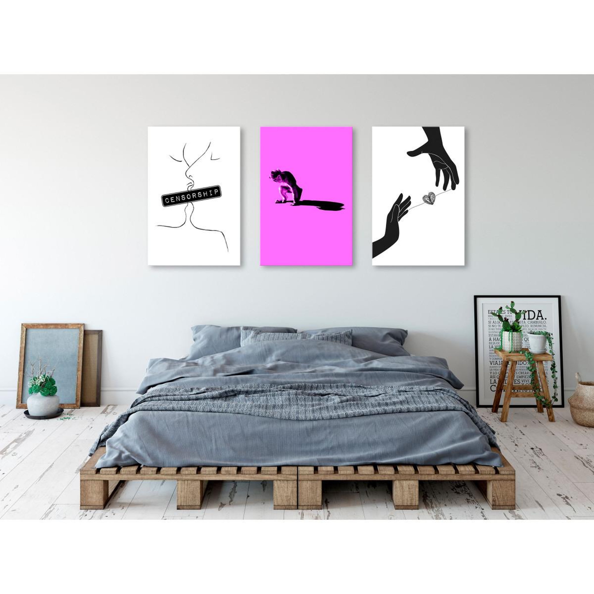 Voir la diapositive 2 : Paris Prix Tableau imprimé  symbols collection