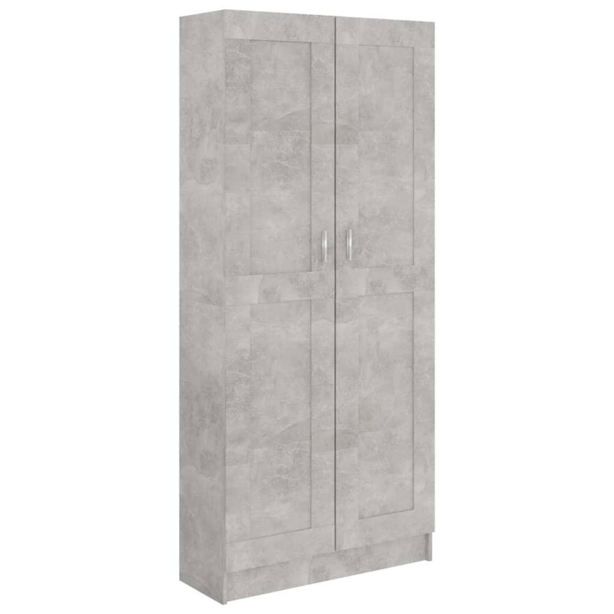 VIDAXL Bibliotheque Gris beton 82,5x30,5x185,5 cm Bois d'ingenierie