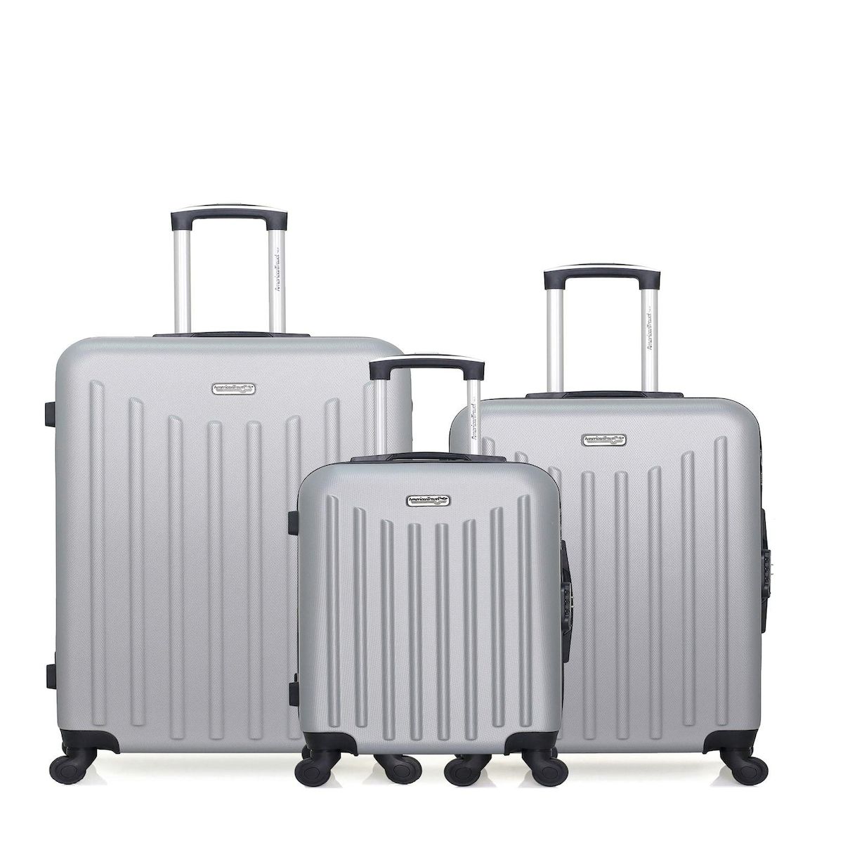 AMERICAN TRAVEL AMERICAN TRAVEL - LOT DE 3 - Valises grand format, weekend et cabine BROOKLYN