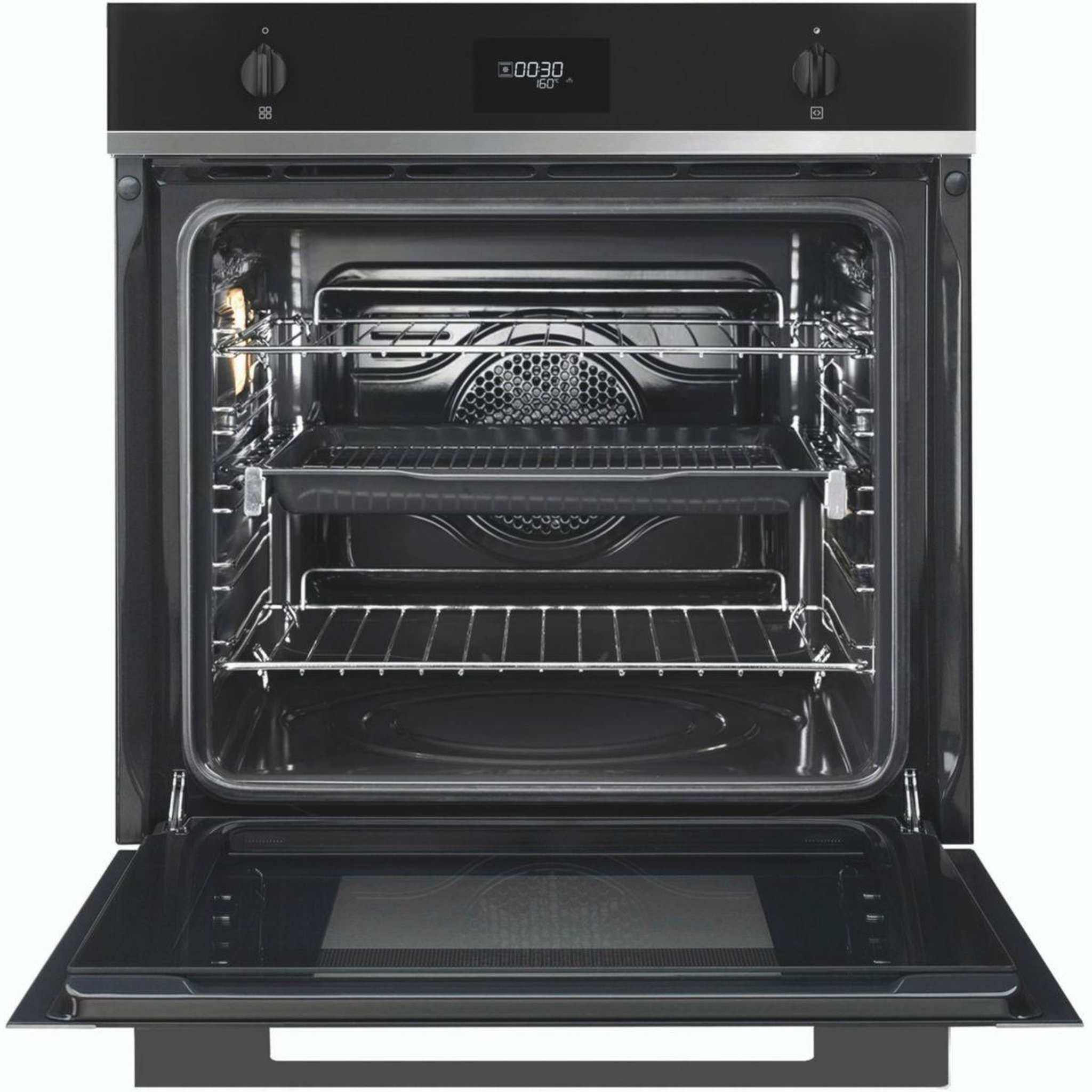 Voir la diapositive 2 : SMEG Four encastrable SFP641PNO1 - Pyrolyse - Chaleur tournante - Porte froide - Rails télescopiques