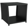 Voir la diapositive 5 : VIDAXL Ensemble de salon de jardin 3 pcs noir poly rotin et acier