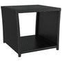 Voir la diapositive 5 : VIDAXL Ensemble de salon de jardin 3 pcs noir poly rotin et acier